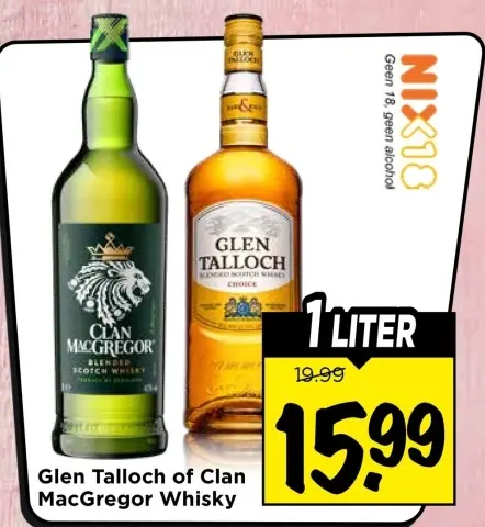 Aanbieding: Glen Talloch of Clan MacGregor Whisky