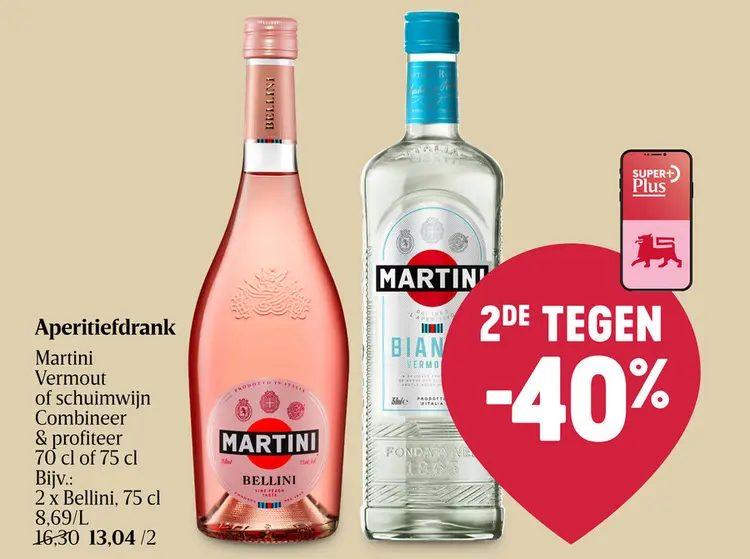 Promotie: Bellini | Sprankelend Cocktail | Rosé