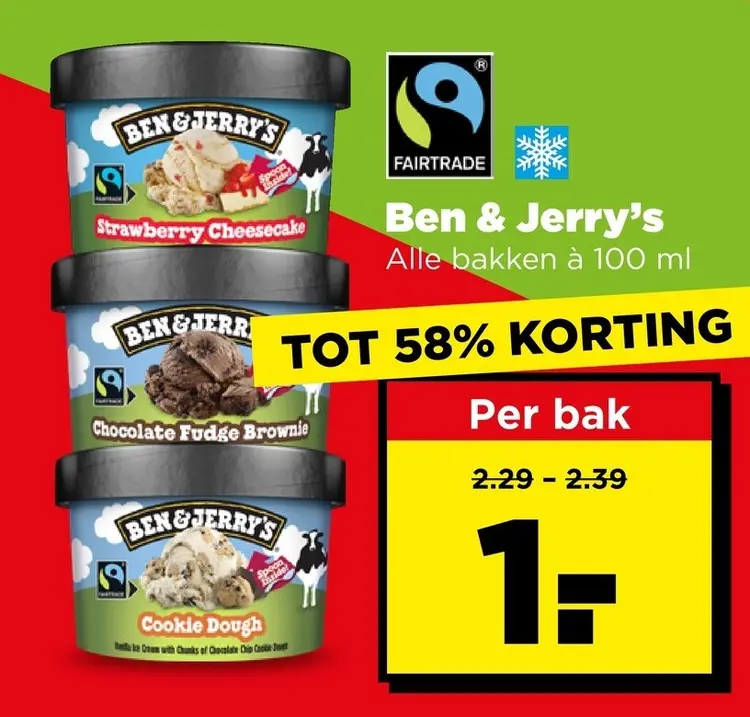 Aanbieding: Ben & Jerry's