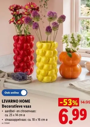 Promotie: Decoratieve vaas