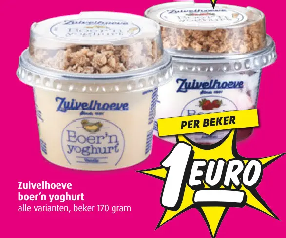 Aanbieding: boer'n yoghurt