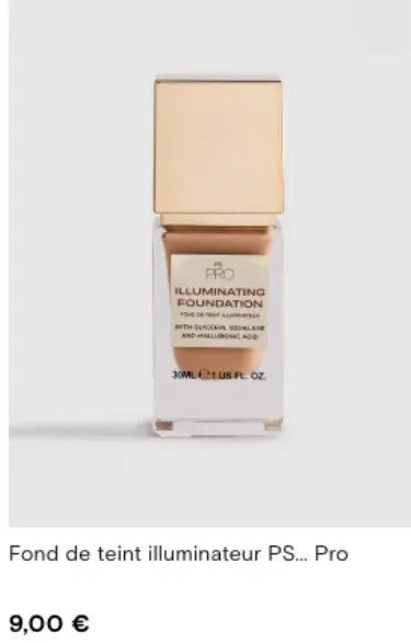 Offre: Fond de teint illuminateur PS... Pro