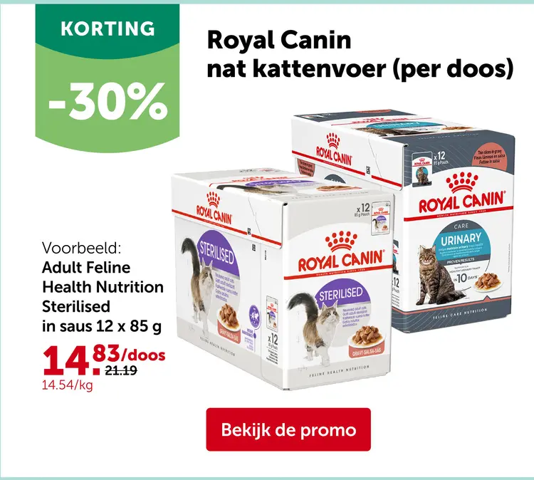 Promotie: Nat kattenvoer
