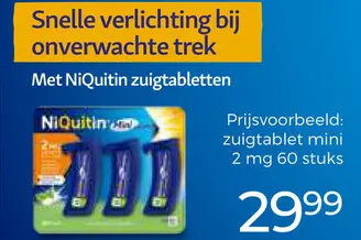 Aanbieding: NiQuitin zuigtabletten