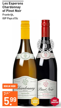 Aanbieding: Les Esperons Chardonnay of Pinot Noir