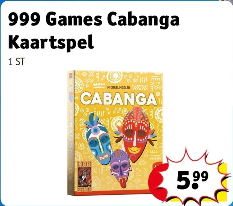 Aanbieding: Cabanga Kaartspel