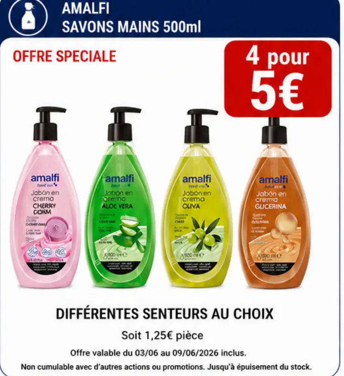 Offre: Savons mains