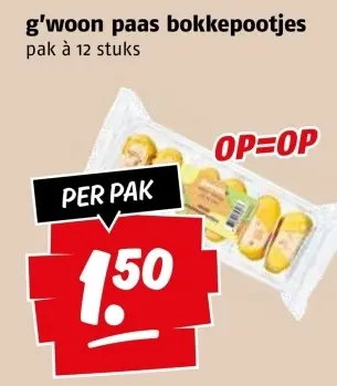 Aanbieding: g'woon paas bokkepootjes