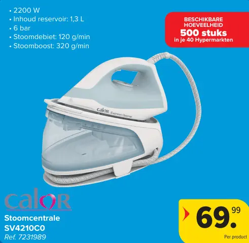 Promotie: Stoomcentrale SV4210CO