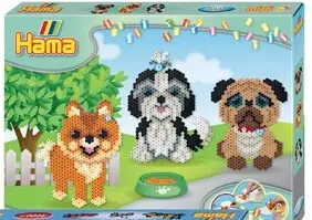 Aanbieding: Hama Strijkkralen Complete Set Dogs Delight 4000 Stuks
