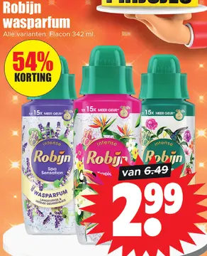 Aanbieding: Robijn wasparfum