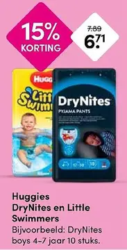 Aanbieding: Huggies DryNites en Little Swimmers