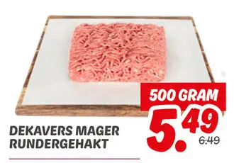 Aanbieding: Dekavers mager rundergehakt