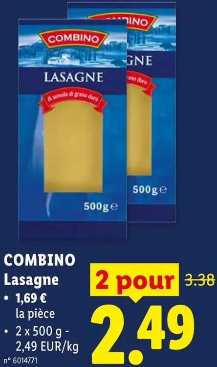 Offre: Lasagne