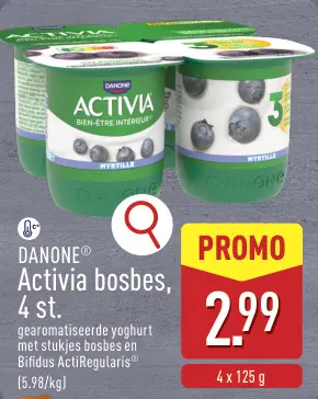 Promotie: Activia bosbes