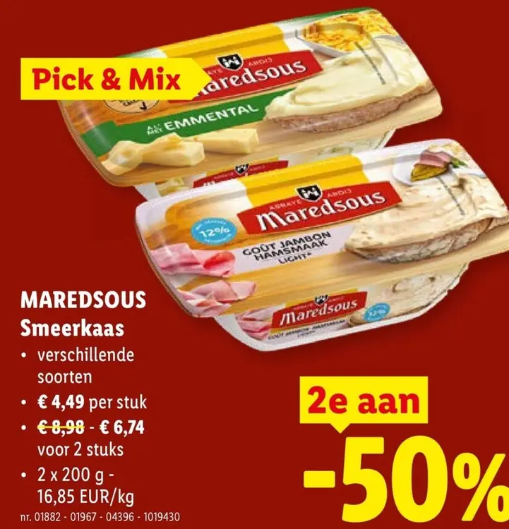 Promotie: Smeerkaas