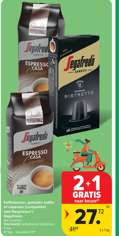 Promotie: Koffiebonen, gemalen koffie & capsules