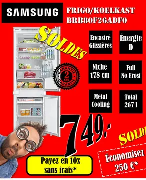 Aanbieding: Brb80f26adfo Koelkast