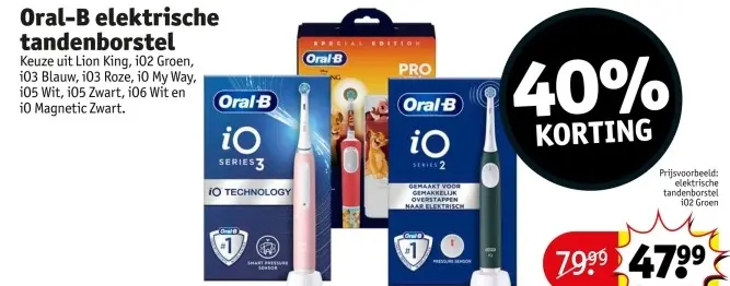 Aanbieding: Oral-B elektrische tandenborstel