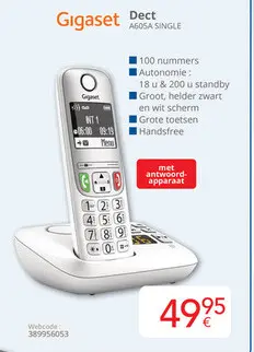 Promotie: Dect A605A SINGLE