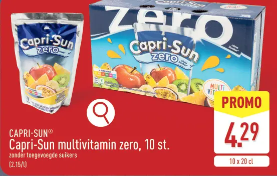 Promotie: Capri-Sun multivitamin zero
