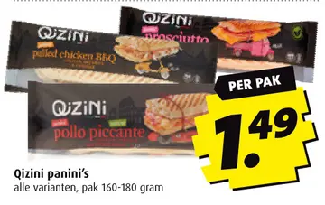 Aanbieding: Qizini panini's