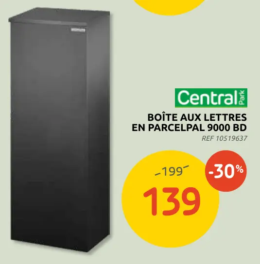 Offre: Boîte aux lettres en parcelpal 9000 BD