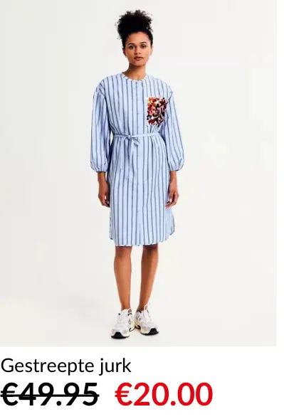 Promotie: Gestreept jurk