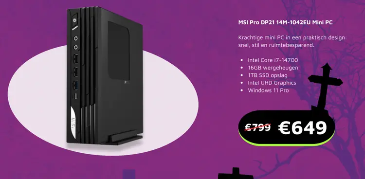 Aanbieding: Msi pro dp20z 5m-008be