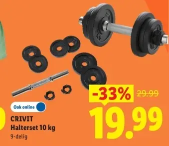Aanbieding: Halterset