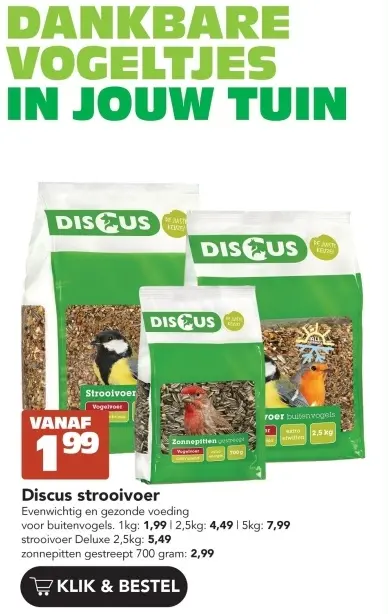 Aanbieding: Discus strooivoer
