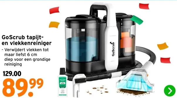 Aanbieding: GoScrub tapijt- en vlekkenreiniger