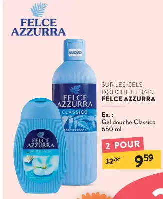 Offre: Gel douche Classico