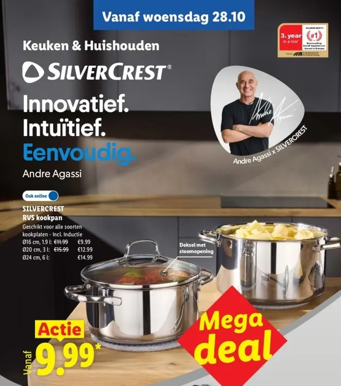 Aanbieding: RVS kookpan