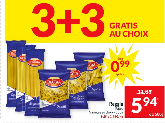 Offre: Pâtes