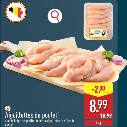 Offre: Aiguillettes de poulet