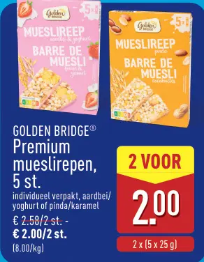 Promotie: Premium mueslirepen