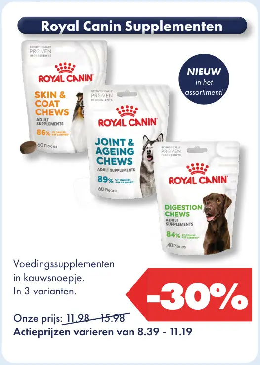 Aanbieding: Royal Canin Supplementen