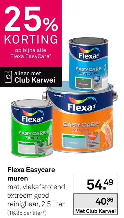 Aanbieding: Bijna alle Flexa EasyCare