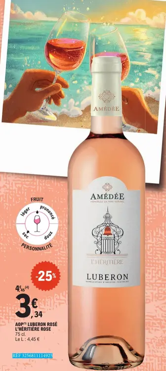 Promotie: Luberon rosé l'héritière rose