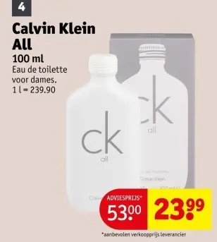 Promotie: Calvin Klein All
