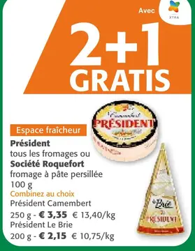 Offre: Président Camembert