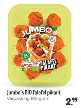 Aanbieding: Jumbo's BIO falafel pikant