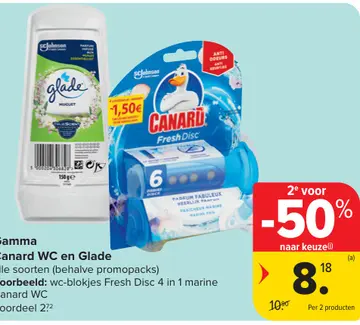 Aanbieding: Canard WC en Glade