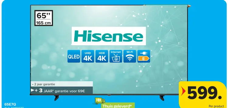 Promotie: Qled UHD HDR TV 65E7Q