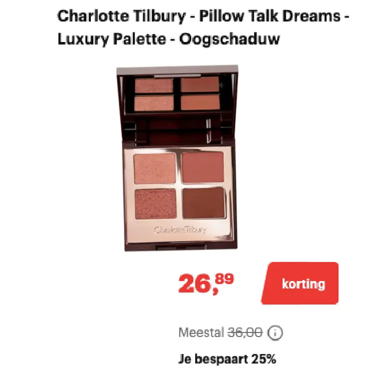 Promotie: Pillow Talk Dreams - Luxury Palette - Oogschaduw