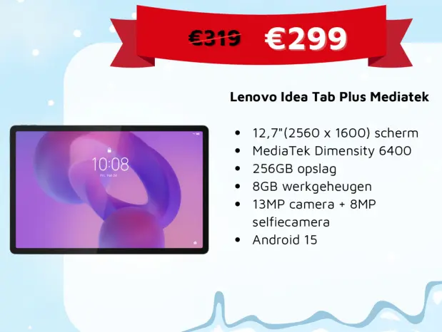 Aanbieding: Idea Tab Plus Mediatek