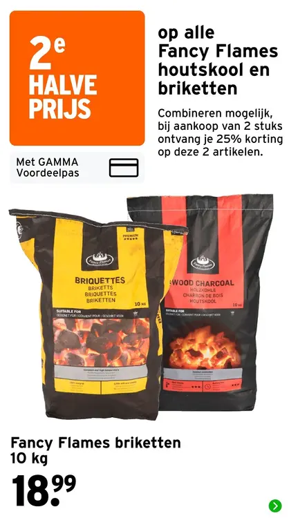 Aanbieding: Alle Fancy Flames houtskool en briketten