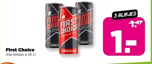 Aanbieding: First Choice