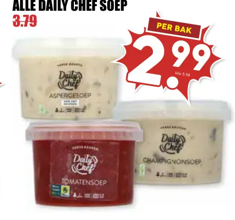 Aanbieding: Daily chef soep